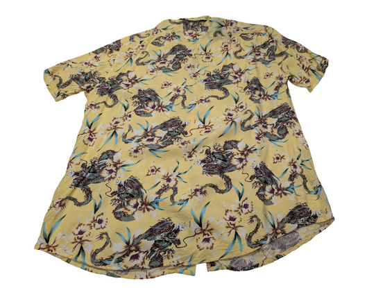 Chemise hawaïenne Super Massive dragon manches courtes taille XL