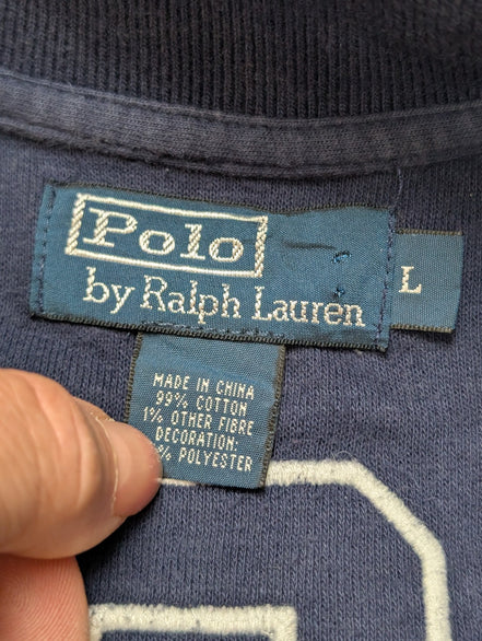 Veste zippée Polo Ralph Lauren Great Britain Bleu Marine Big Poney - Taille L