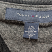 Pull Tommy Hilfiger Homme Col V Noir Profond - Taille L