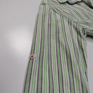 Chemise US POLO ASSN à Rayures Vertes avec Poches Manches Longues - Taille L Enf