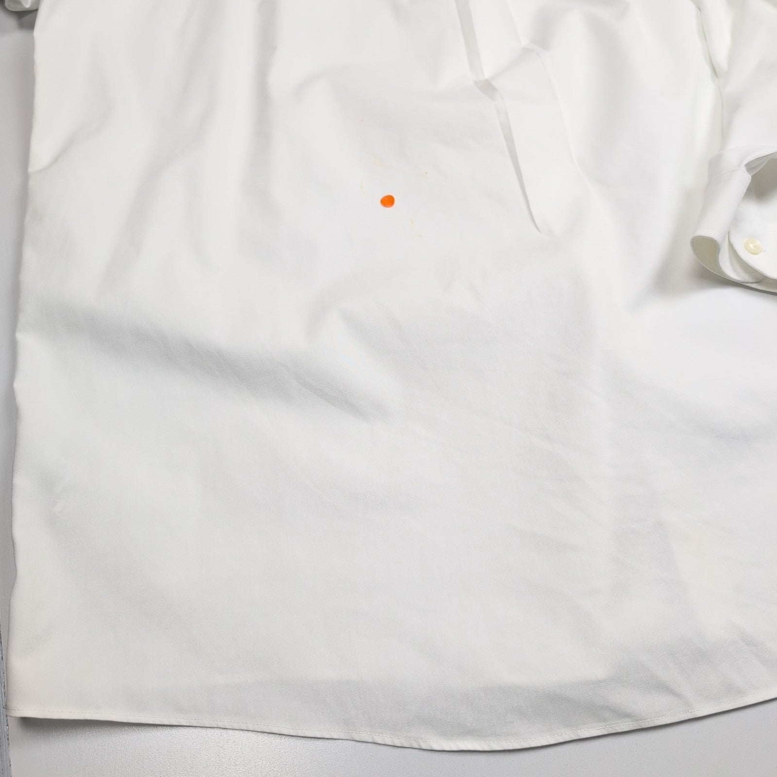 Chemise L.L. BEAN Homme XL/XXL Blanche Manches Longues Coton Supérieur