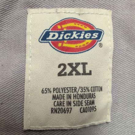 Chemise Dickies 2XL Crème Manches courtes 2 Poches Workwear Poche Stylo