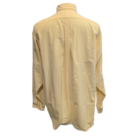 Chemise Ralph Lauren XXL L Big Shirt Jaune Oxford Poche Button Down Shirt