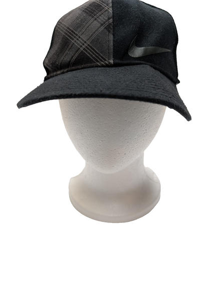 Casquette NIKE GOLF Vintage Noire et Grise Tour de tête 58 cm Sans Réglage