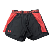 Short Under Armour HeatGear Rouge & Noir - Femme Taille XS