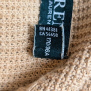 Pull Ralph Lauren (Lauren) Femme L Col Roulé Large Cordon Plaque Logo 🏷️
