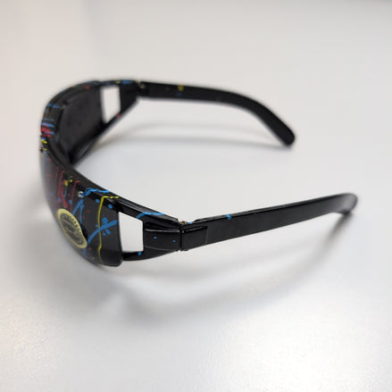 Lunettes de soleil Masque Bar-On® Design "Splatter Paint" Y2K