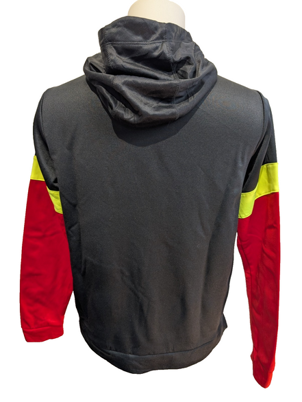 Veste à capuche Nike Noir Jaune Fluo Rouge Taille S/M (Mesures réelles)