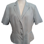 Veste Blazer femme Stresa Vert Menthe Manches Courtes Taille XL