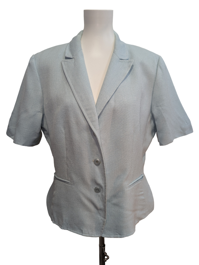 Veste Blazer femme Stresa Vert Menthe Manches Courtes Taille XL
