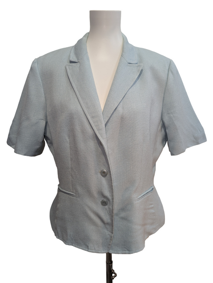 Veste Blazer femme Stresa Vert Menthe Manches Courtes Taille XL