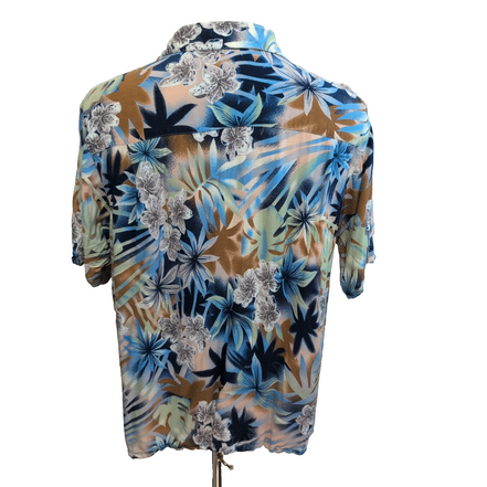 Chemise Hawaïenne Manches Courtes Falls Creek Rayonne Floral L