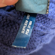 Pull Torsadé POLO Ralph Lauren Maille Dense Bleu Électrique - Taille XL