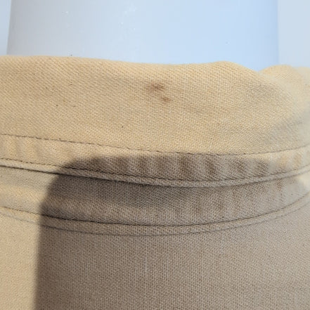 Chemise Eddie Bauer Jaune Vintage Manches Longues 100% Coton Taille M Large