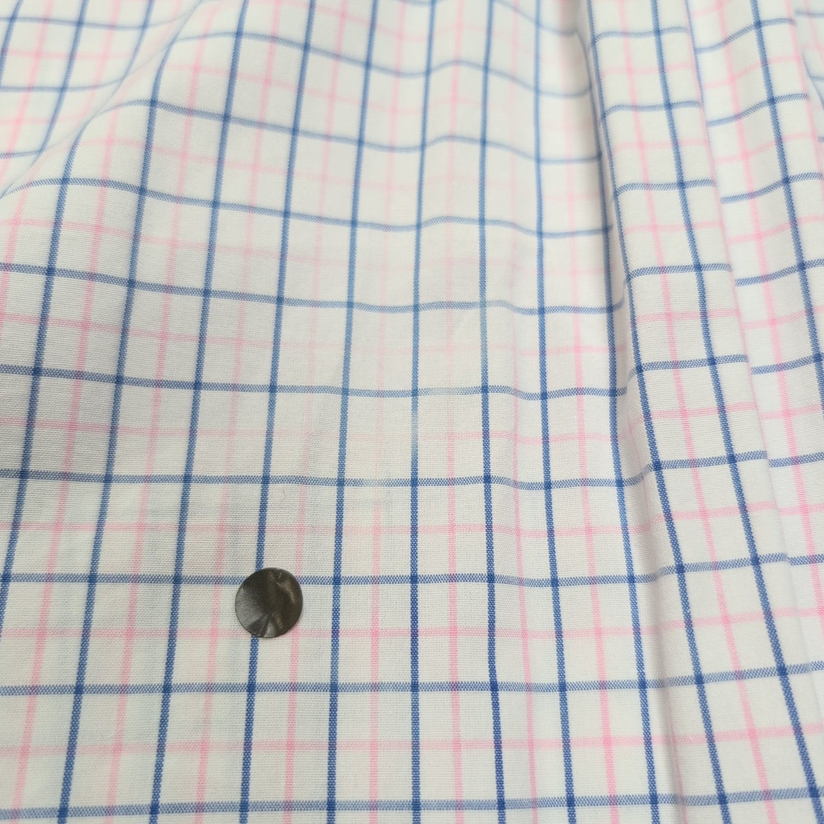 Chemise Ralph Lauren XL Rose Bleu Carreaux Classic Fit Shirt Button Down Coton