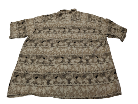 Chemise hawaïenne Un Tied palmiers pyramides ananas taille XL