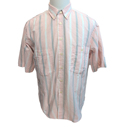 Chemise Levi's Laundered Oxford L rose rayures 2 poches manches courtes