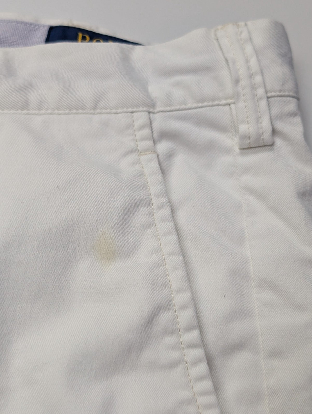 Pantalon chino Polo Ralph Lauren W38 L30 blanc Stretch Straight Fit