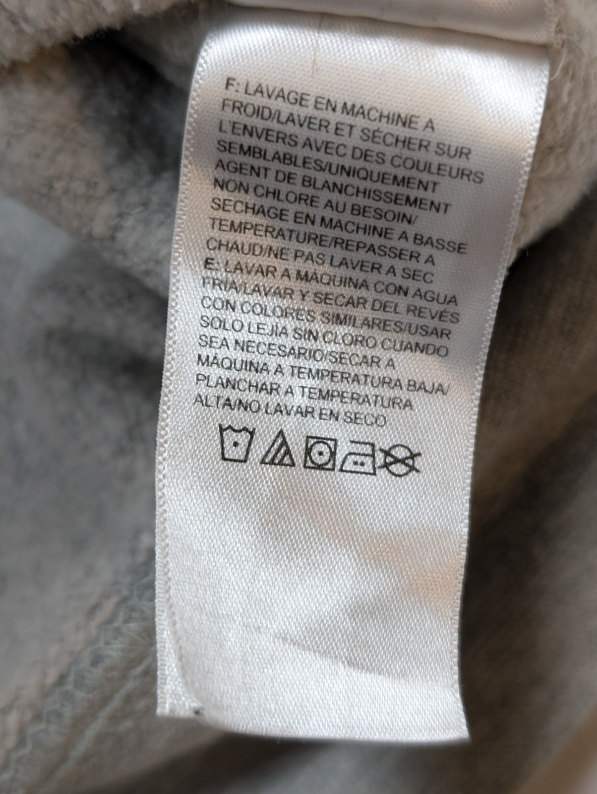Veste à Capuche homme THE NORTH FACE Grise Coton Mixte - Taille L