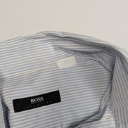 Chemise Hugo Boss bleu à rayures taille M/L #266m