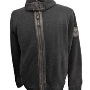 Blouson Schott NYC Vintage M Sherpa Cuir Laine USMC Style Harrington