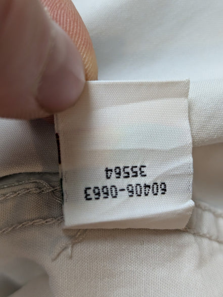 CHEMISE LEVI'S Coton Blanc Cassé Crème L/G Homme Vintage Poche