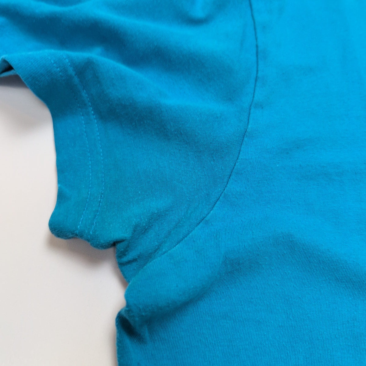 T-shirt Polo Ralph Lauren M Classic Fit Bleu Ciel Logo Jaune 100% Coton