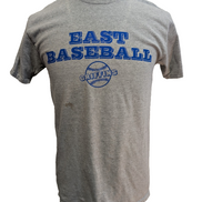 CHAMPION T-Shirt Homme S Gris EAST Baseball VINTAGE Logo Manches Rétro |102T