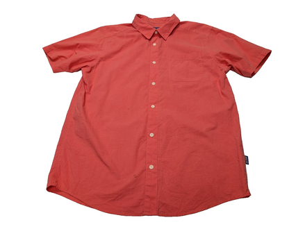 Chemise Patagonia manches courtes corail uni taille L Vintage Homme