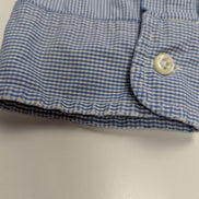 Chemise Polo Ralph Lauren Shirt L Custom Fit Rayée Bleu Blanc Button Down