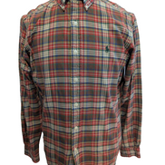 CHEMISE Ralph Lauren homme M Classic Fit ROUGE carreaux hiver