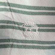Chemise CHAPS blanche à rayures vertes taille L #57e