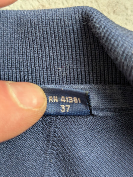 Polo manches courtes Polo Ralph Lauren Golf L bleu marine rayures coton Pima
