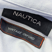 Chemise Nautica bleu clair uni taille L #132msch