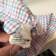 Chemise Chaps bleu blanc rouge à carreaux taille XL #45e