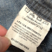 Chemise Wrangler Manches Courtes Effet Jean bleu Taille 3XL