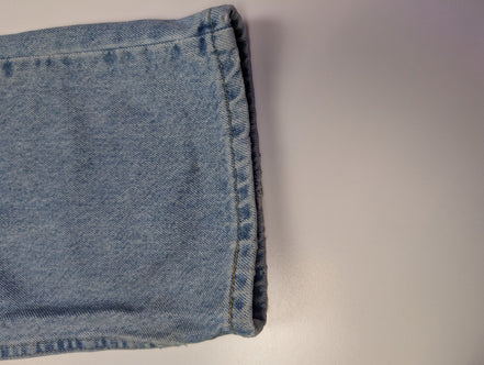 Jean Lee Homme Vintage Bleu Clair W32 L32 Denim Robuste Pantalon Droit