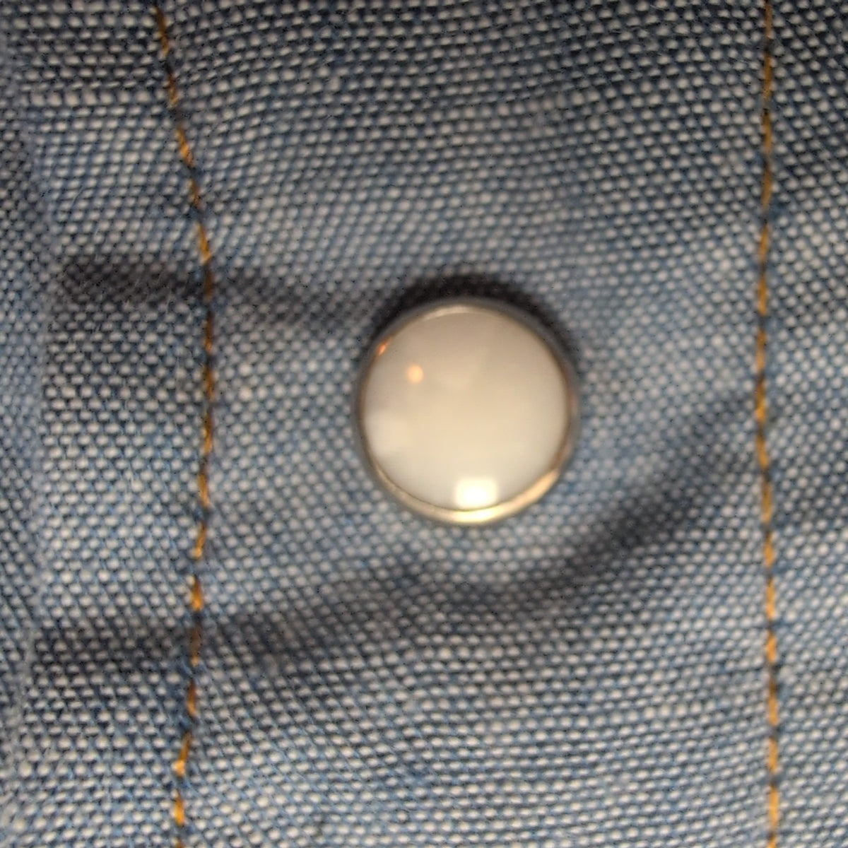 Chemise Levi's L Western Vintage Bleu Regular Fit Boutons Pression