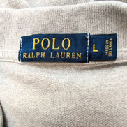 Polo Ralph Lauren Homme L Marron Clair Logo Marron Foncé Polo Manches Courtes