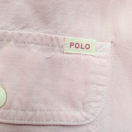 Chemise Polo Ralph Lauren Workwear rose 3 poches vintage logo L