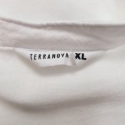 Chemise Terranova Femme Taille XL Blanche 100% Viscose Neuve Sans Étiquette