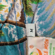 Chemise hawaïenne Pineapple Moon palmiers manches courtes taille M