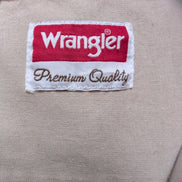Chemise Wrangler Manche Courte Crème Unie Taille L Deux Poches