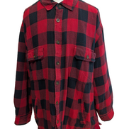 Surchemise Veste Matelassée Flanelle ROUGE NOIR BASIC EDITIONS 3XL |264S