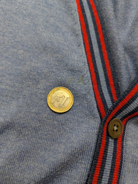 Gilet Boutonné Brooks Brothers 346 Bleu Clair 100% Coton Supima - Taille XXL