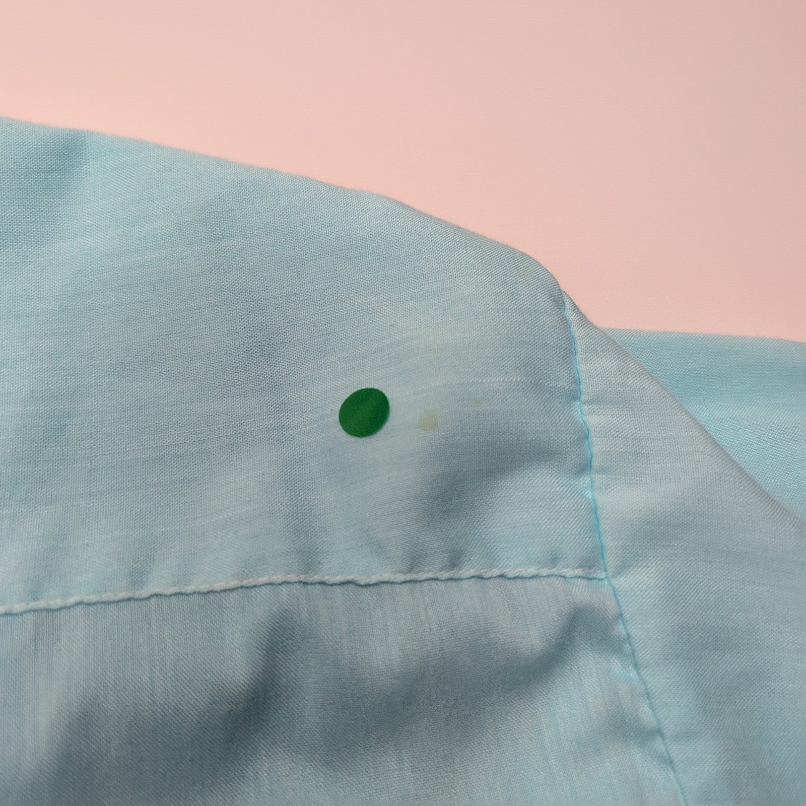 Chemise Guayabera Maya Real 3XL Bleu Brodée 4 Poches Made in Mexico