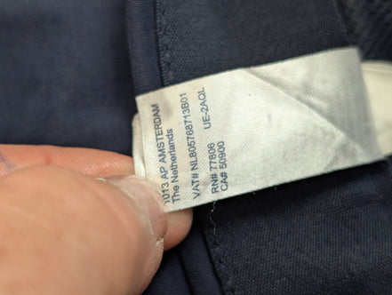 Pantalon de costume stretch Tommy Hilfiger bleu marine taille W34xL30 FR44