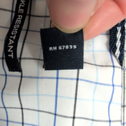Chemise Nautica Blanc Carreaux Bleu Noir 2XL Coton Vintage XXL