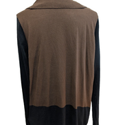 Gilet Lauren Ralph Lauren Femme Marron et Noir Coton Taille L Sans Boutons