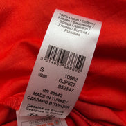 Haut Femme La Redoute Taille S Orange Volants Manches Bouffantes Neuf